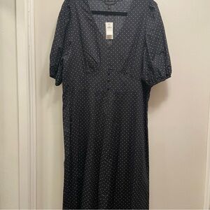 Banana Republic Polka Dot Midi Dress